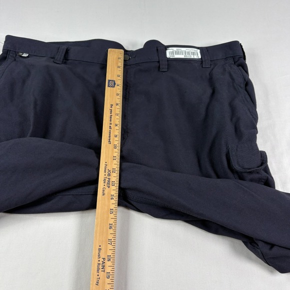 Carhartt FR Cargo Pants Mens 46x32 Blue Flame Resistant Workwear Outdoor - Picture 7 of 12